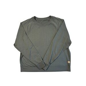 Athleisure Vuori Crewneck Sweatshirt Womens Large Blue VW241‎ Raglan Pullover